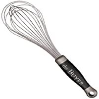 DE BUYER 2610.25 - Varillas para batir de Acero Inoxidable (Mango de plástico- 25 cm)
